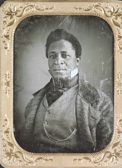 Portret van Bob Wilkinson, kapper van het Southern Hotel door Thomas M. Easterly